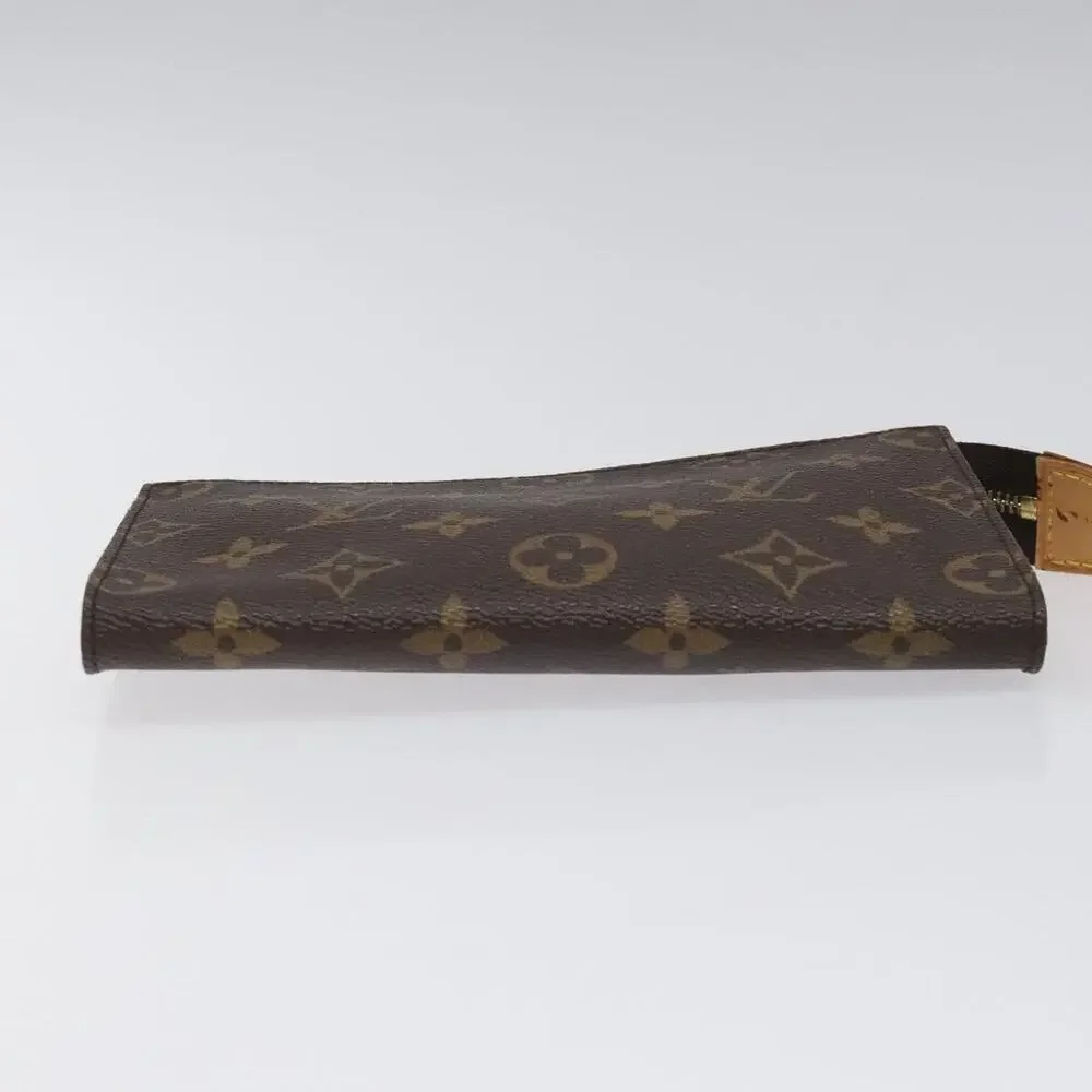 Louis Vuitton Monogram Bucket PM Accessory Pouch Brown
